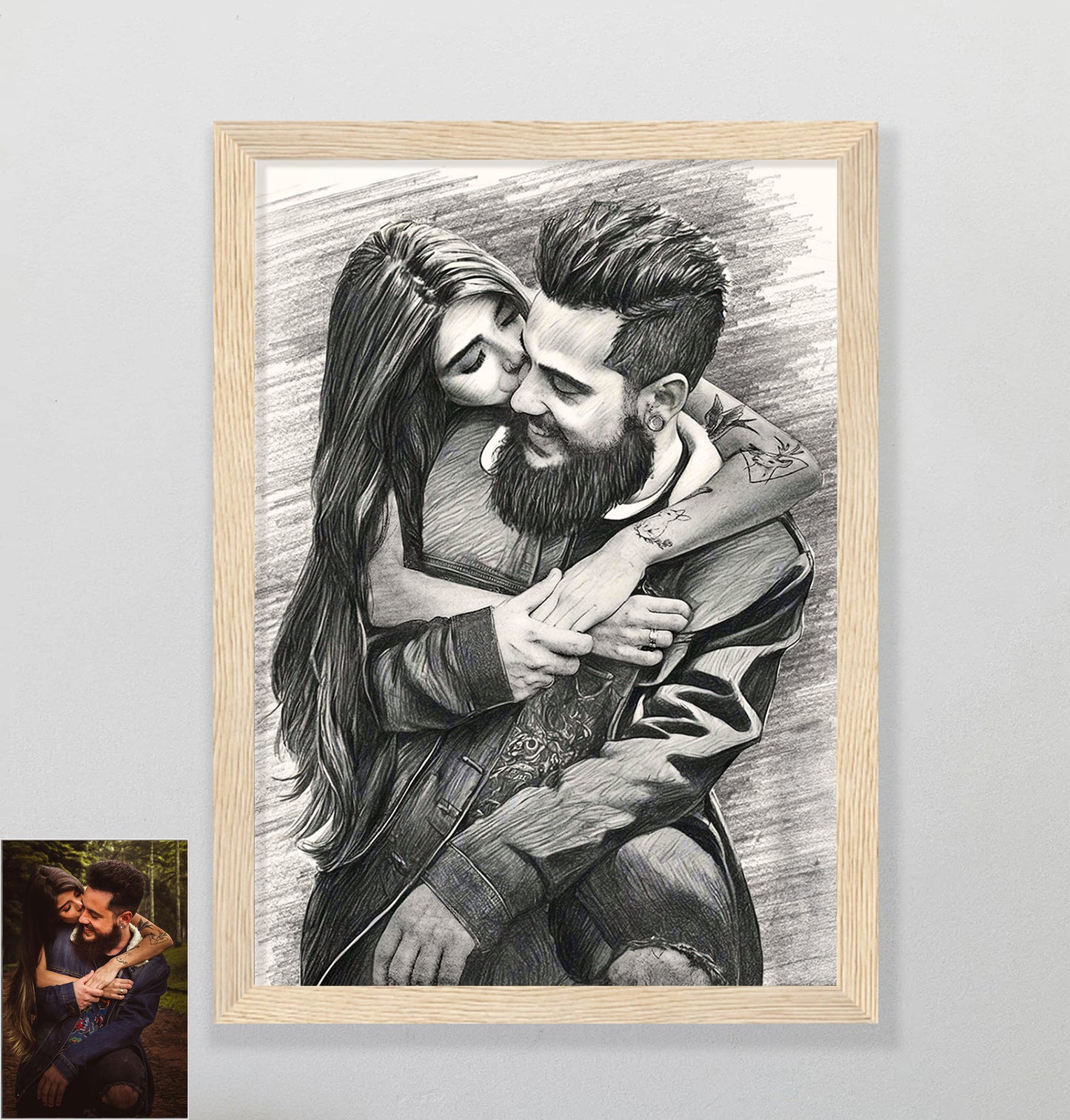 Pencil Sketch Art from Photo