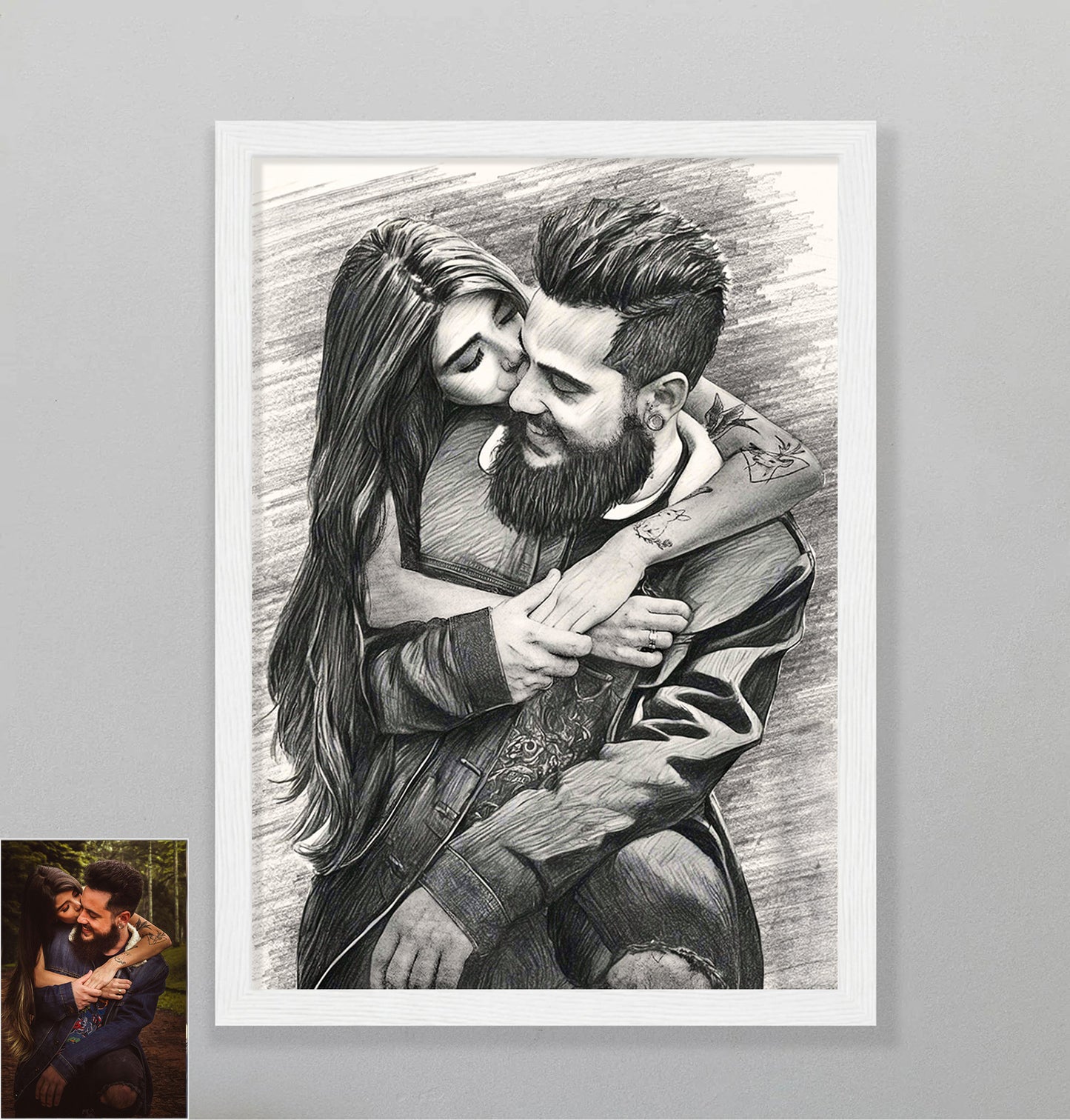 Pencil Sketch Art from Photo