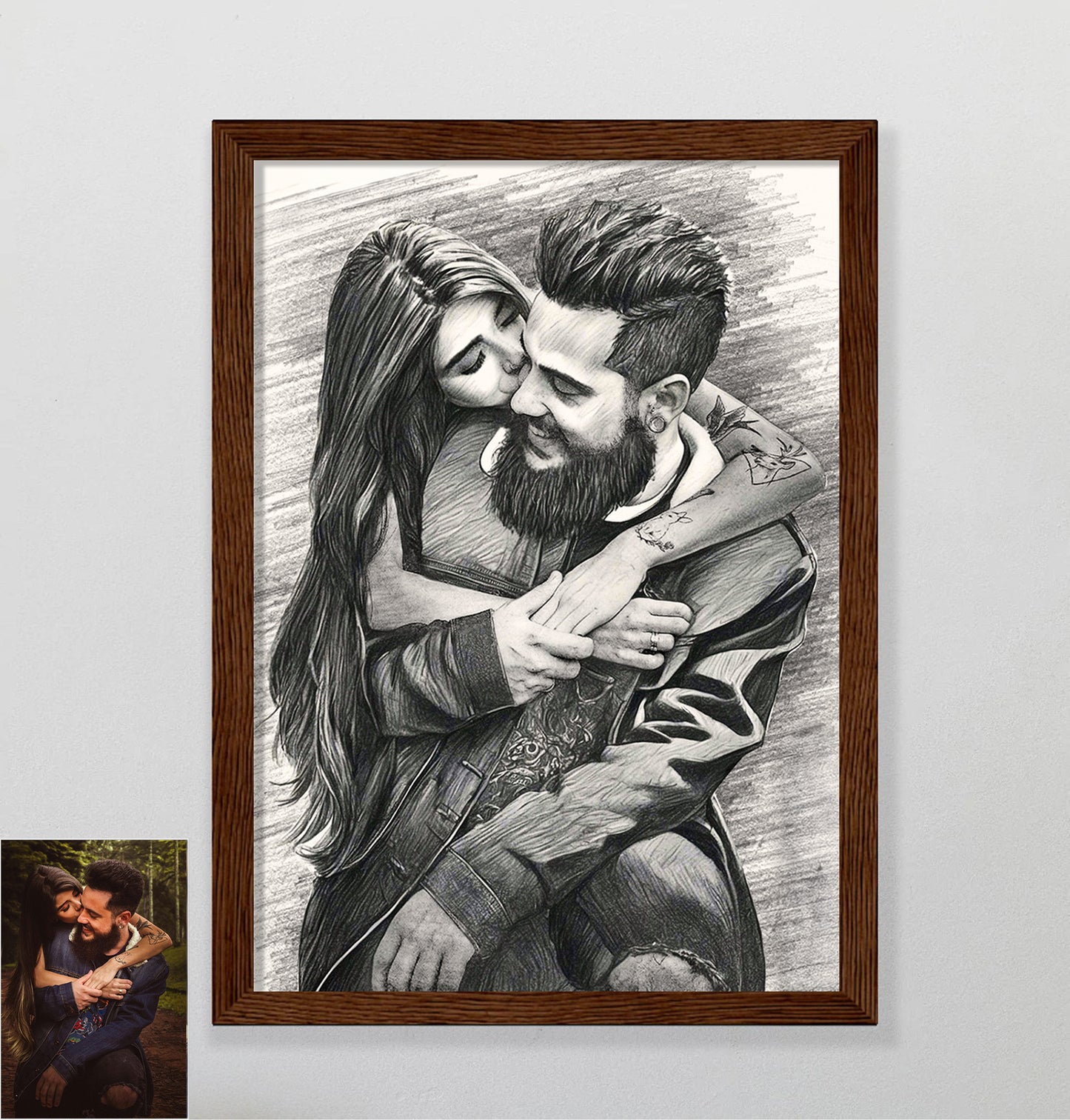 Pencil Sketch Art from Photo